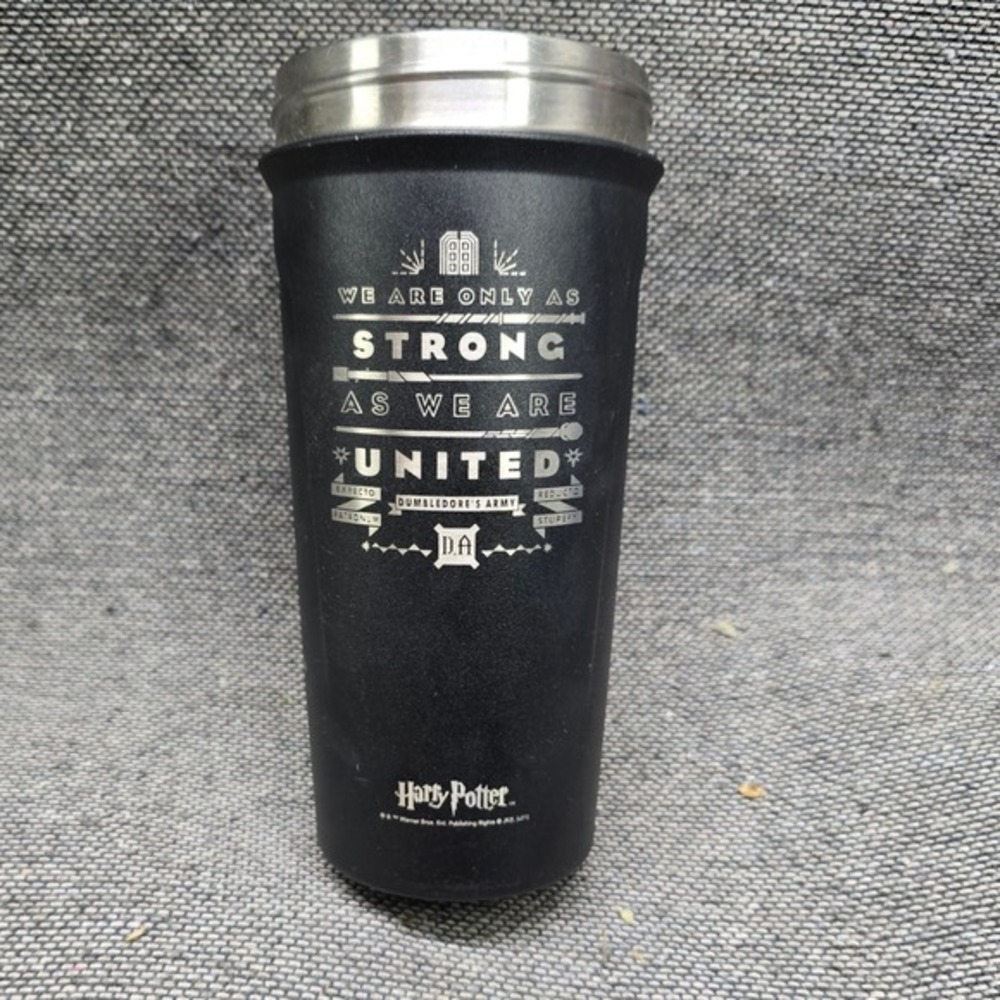 BlenderBottle Harry Potter Shaker Bottle 24oz Black Dumbledores Army Good Radian
